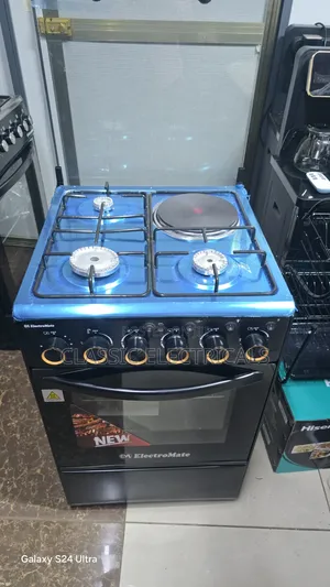 3G+1E Electromate Standing Cooker With Electric Oven and Jet Valve