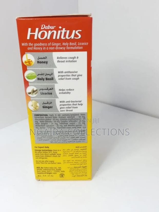 Honitus Cough Syrup Herbal - thumbnail 2