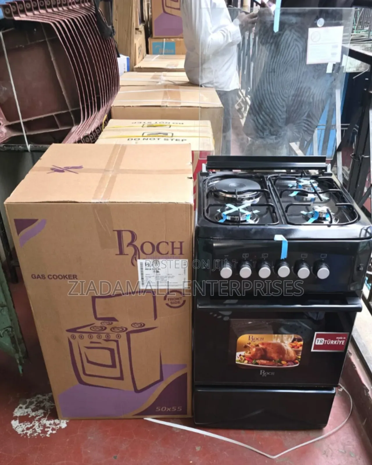 Turkey Roch Black 50*55 Standing 3+1 Cooker