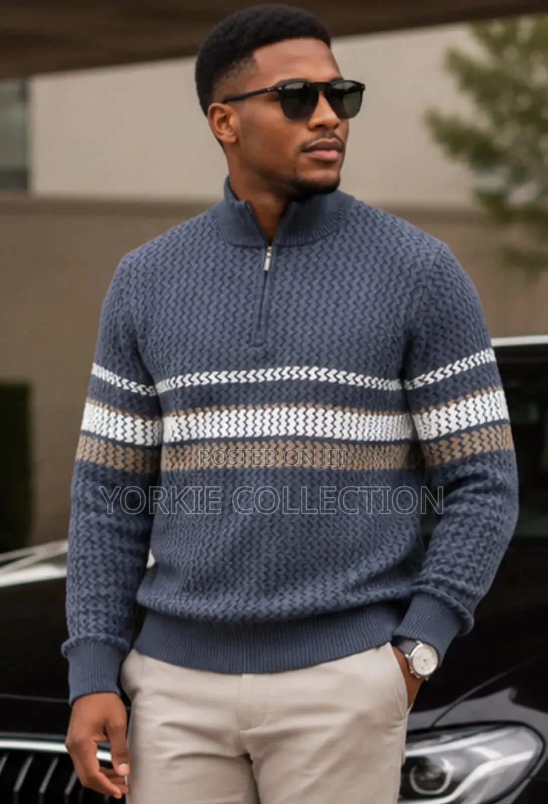 Sweater Half Zip Size Xl,2xl and 3xl