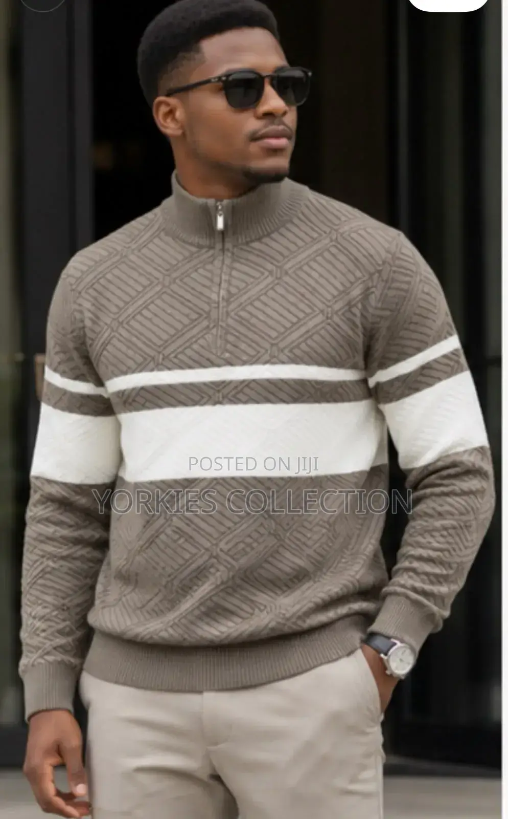 Sweater Half Zip Size Xl,2xl and 3xl