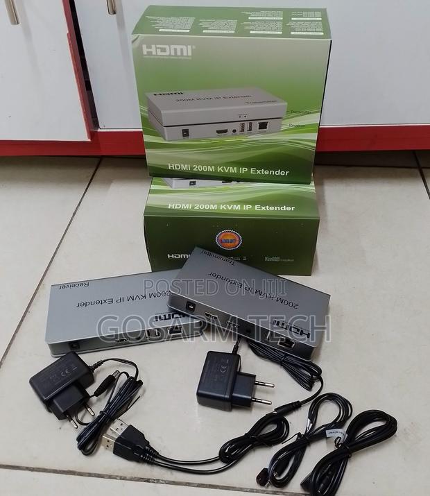 200M KVM Extender With USB Extender Over Cat6 Ethernet Cable - main view