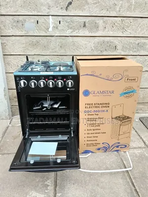 Glamstar Black 50×55 Standing 3+1 Cooker