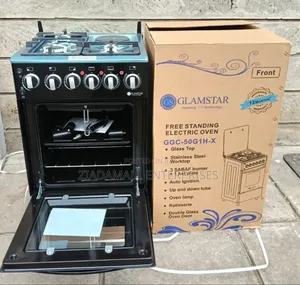 Glamstar Black 50×55 Standing 3+1 Cooker