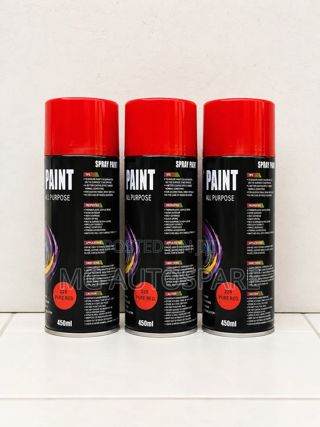 Red Spray Paint (450ml)