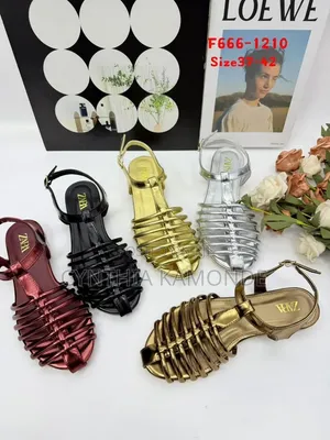 Metallic Zara Sandals