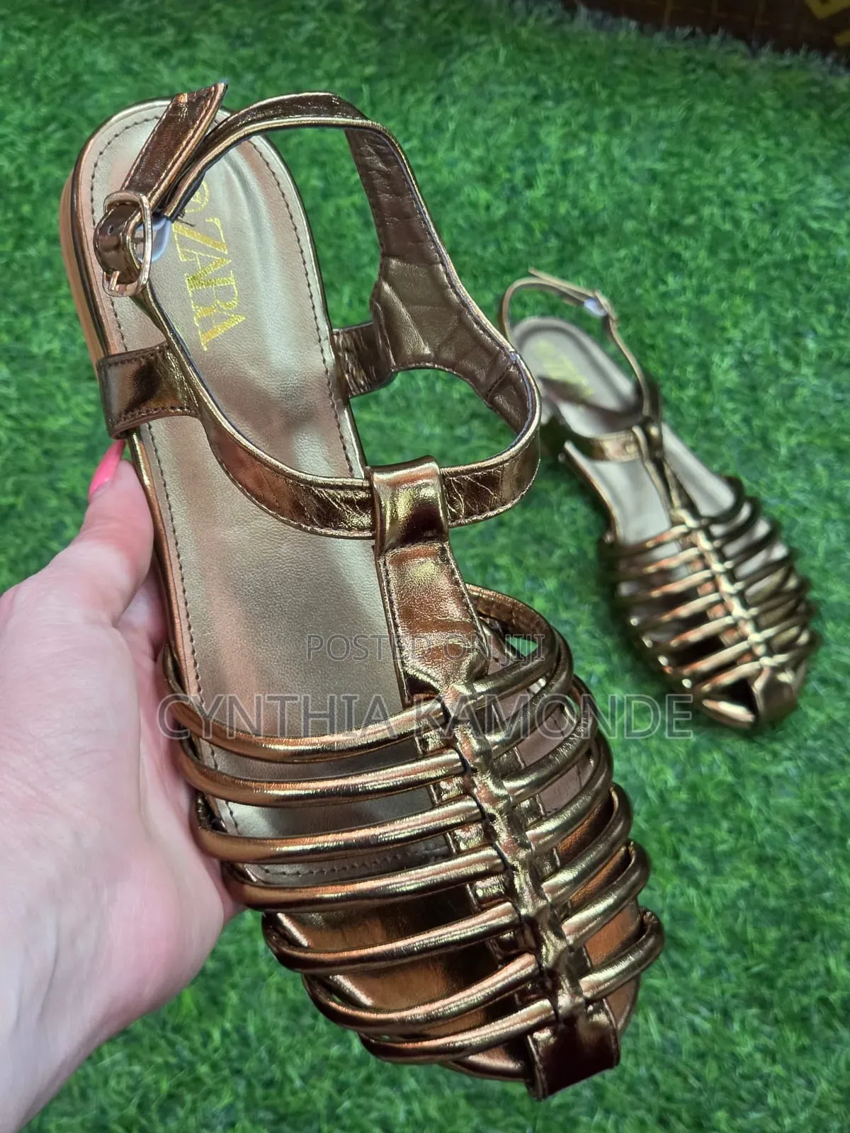 Metallic Zara Sandals