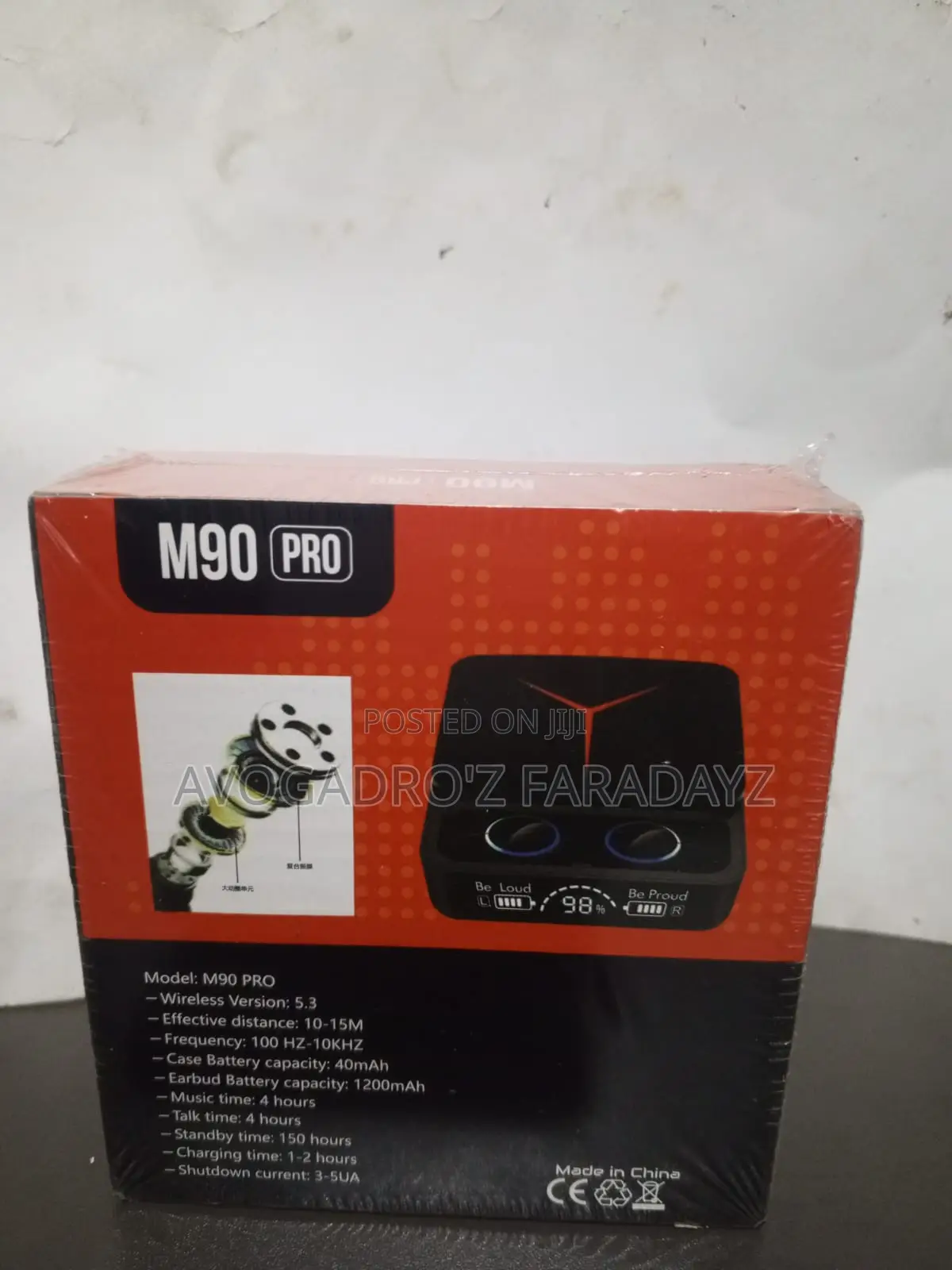 Original TWS M90 Pro Wireless Gaming Headsets Bluetooth Earpods