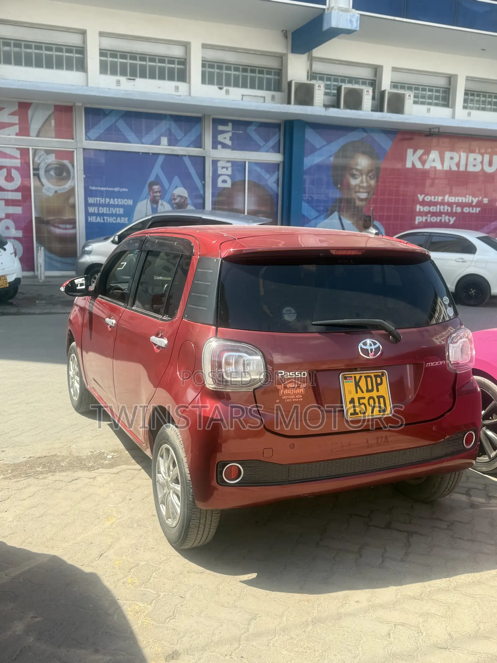 Toyota Passo 1.0 FWD 2017 Red