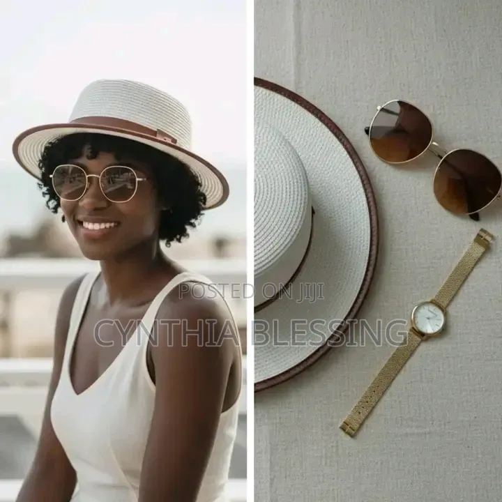 Beautiful Fedora Hat White
