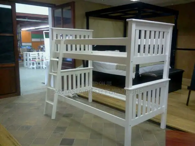 4x6 Pure White Double Decker | Bunk Bed: Order Pay on Delivery