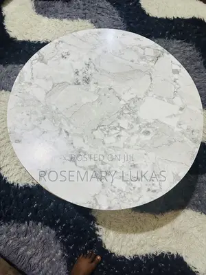 Round Coffee Table With Marble Top