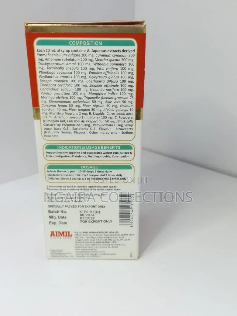 K. G. Tone Forte Syrup Vitamins and Minerals