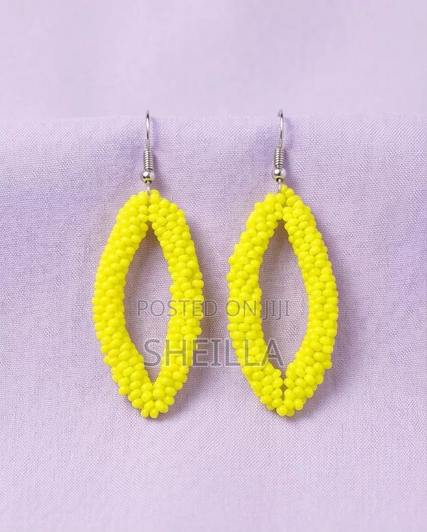 African Beaded Earrings - thumbnail 5