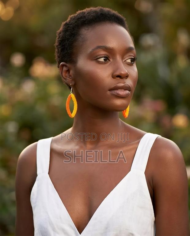 African Beaded Earrings - thumbnail 11