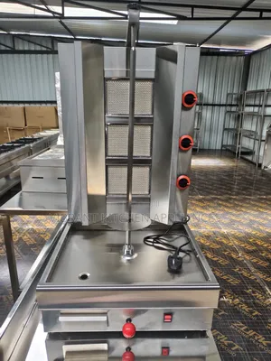 3‐Burner Gas Shawarma Machine