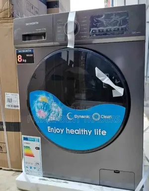 Skyworth 8kg Front Load Wash Spin MachineModern, Efficient Reliable