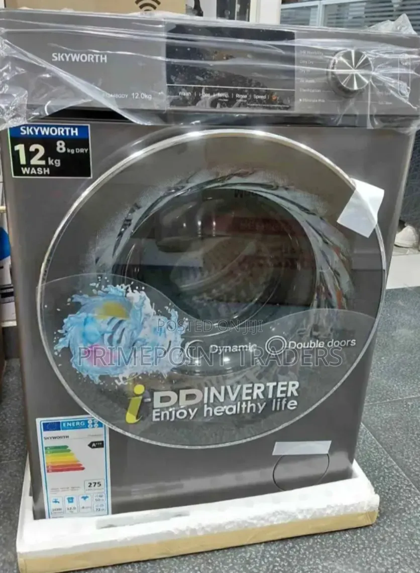 Skyworth Front Load 12kg Washer 8kg Dryer – Smart, Efficient