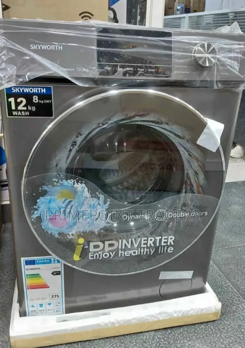 Skyworth Front Load 12kg Washer 8kg Dryer – Smart, Efficient