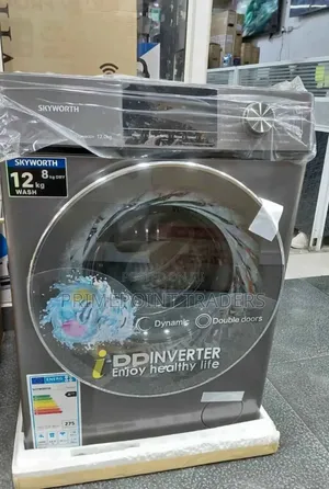 Skyworth 12kg Wash / 8kg Dry Front Load Washing Machine – Powerful