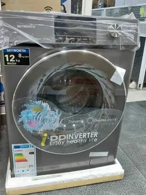 Skyworth 12kg Wash / 8kg Dry Front Load Washing Machine – Powerful
