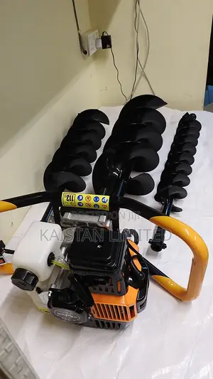 Powerful 2-Stroke Gasoline Earth Auger Machine – With 3 Auger Bits