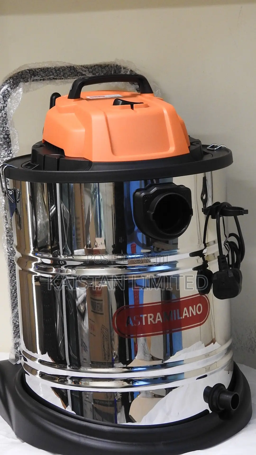 Astramilano 50 Litres Heavy-Duty Wet and Dry Vacuum Cleaner
