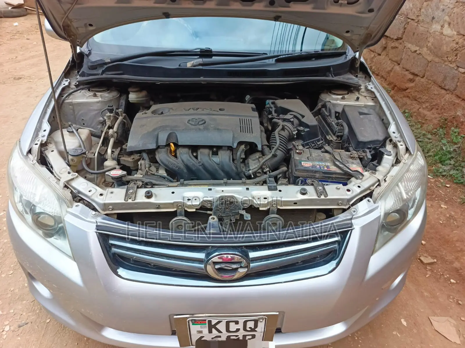 Toyota Corolla Fielder 2012 Silver