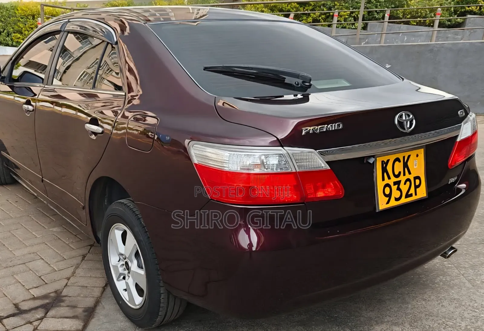 Toyota Premio 2010 Burgundy