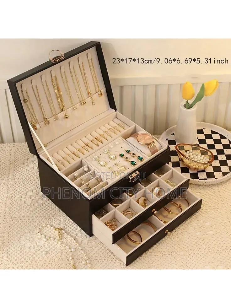 Multi Grid Jewels Organizer Box Available