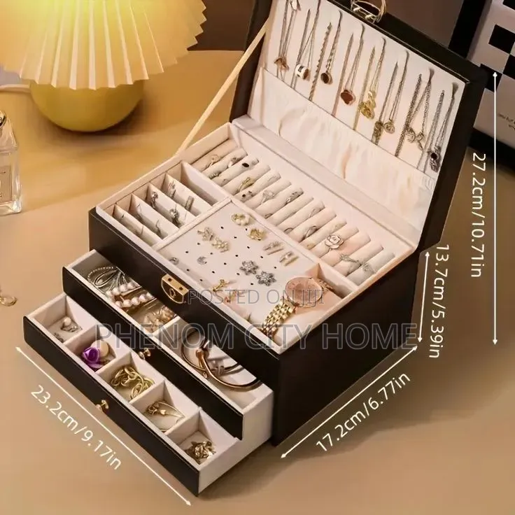 Multi Grid Jewels Organizer Box Available