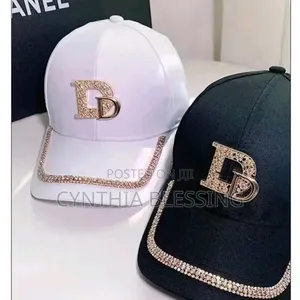 Fashion Designer Caps White Black