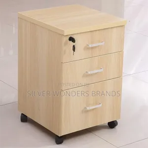 3 Drawer Modern Wooden Pedestal.