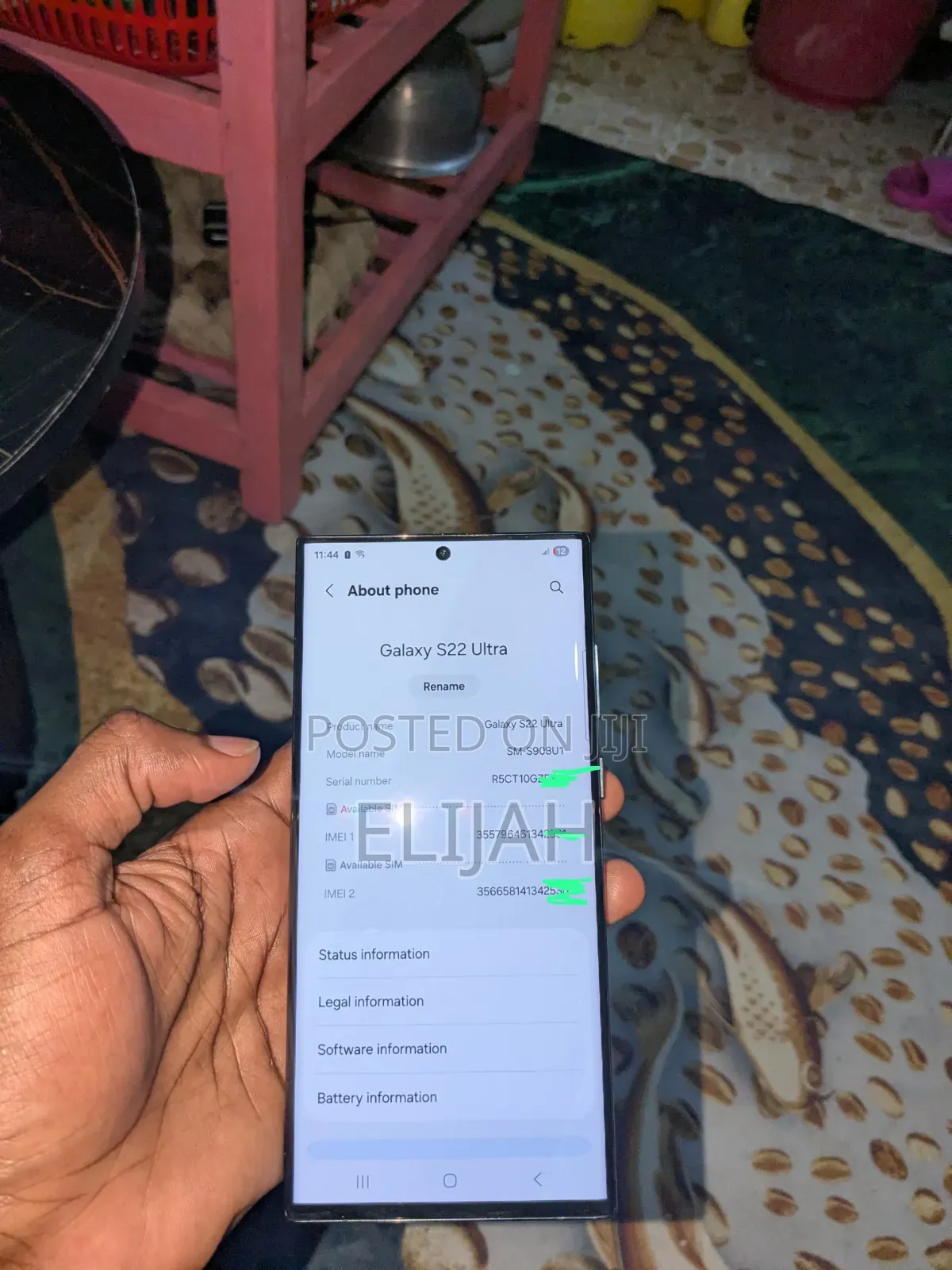 Samsung Galaxy S22 Ultra 128 GB Black