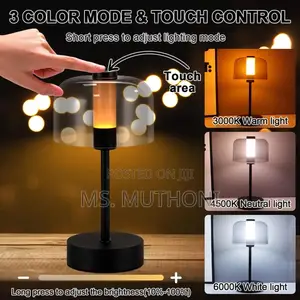 Touch Control Modern Table Lamp