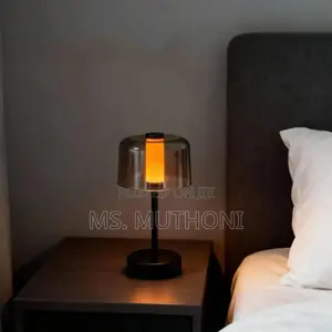 The Noir Cordless Touch Table Lamp.