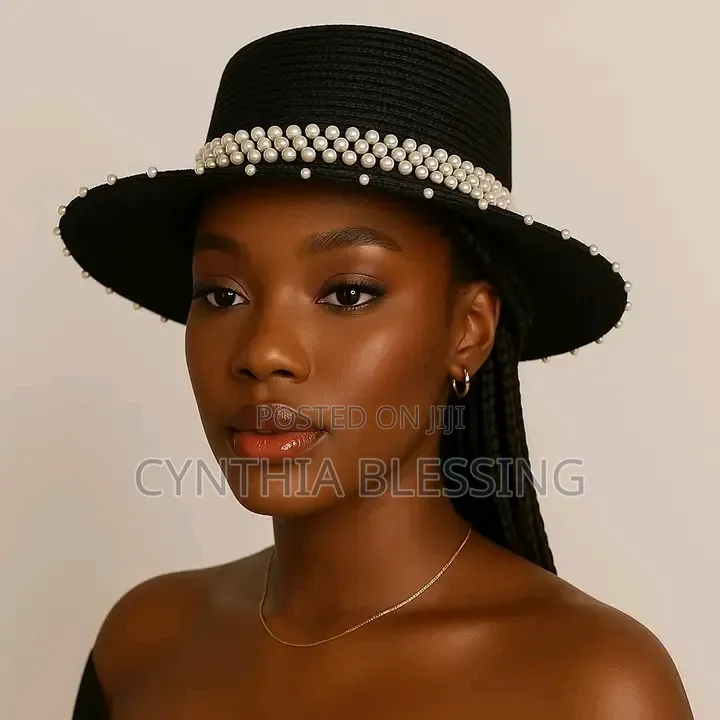 Fedora Hat With Beads