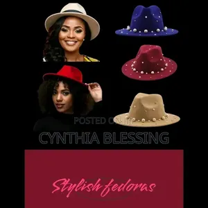 Stylish Fedora Hats With Beads