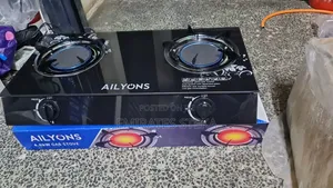 AILYONS Table Top Double INFRARED Burner Glass Gas Stove Cooker