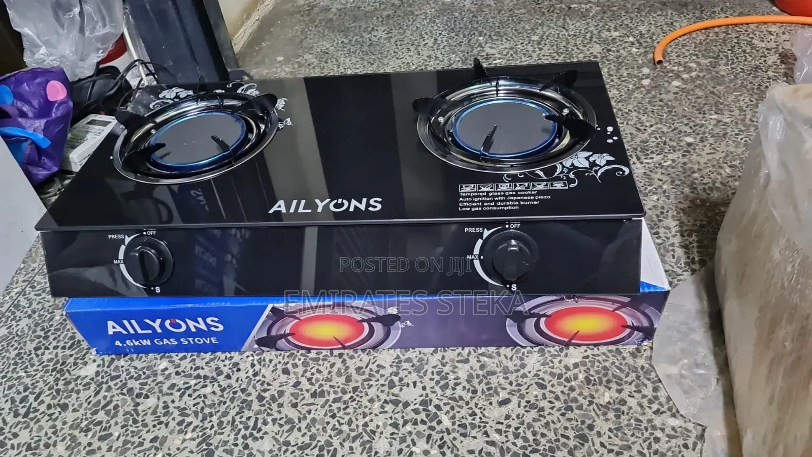 Ailyons 2 Burner Infrared Autoignition