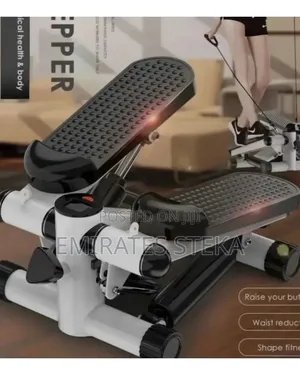 Mini Stepper Fitness Machine With Resistance Bands – Home Cardio