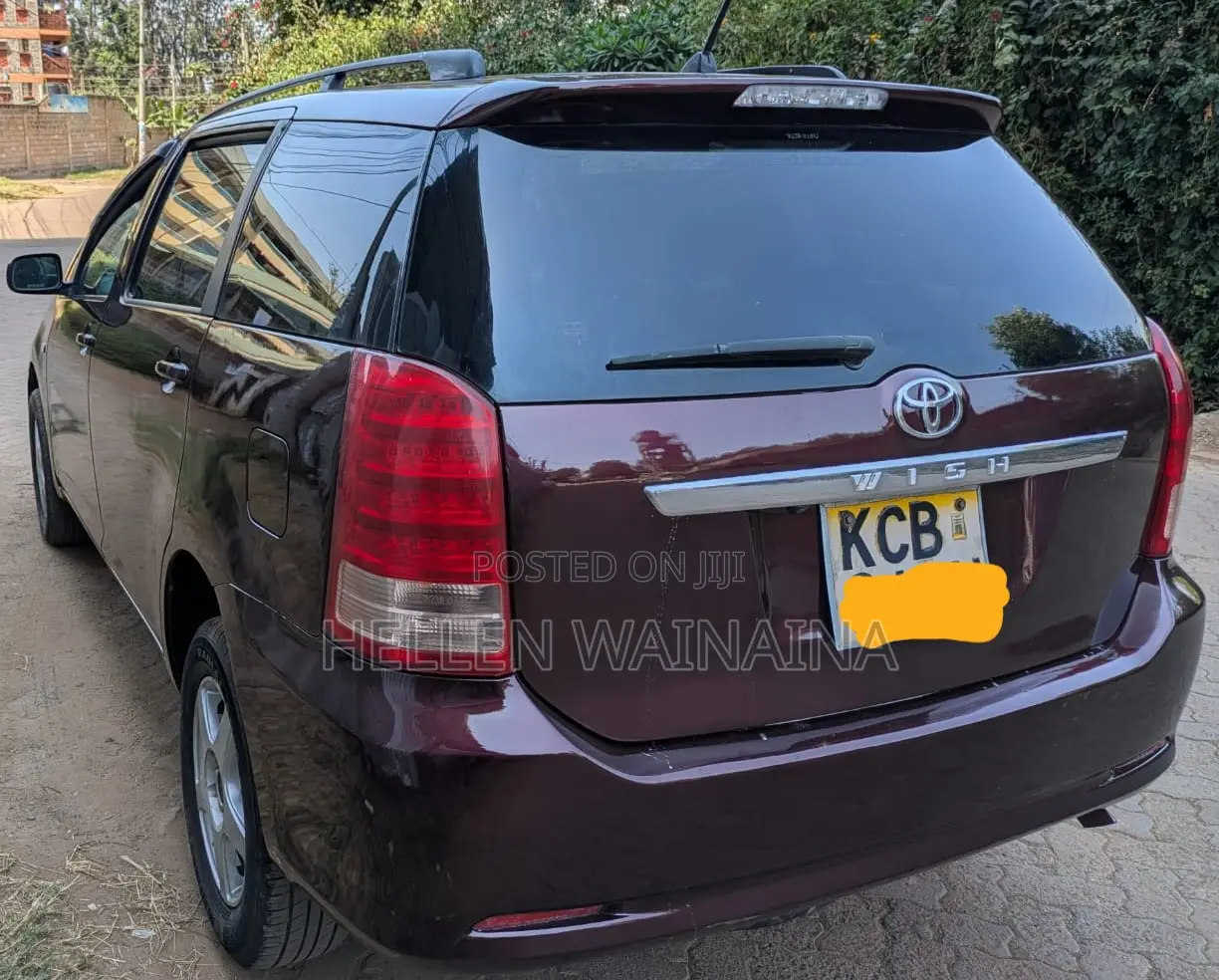 Toyota Wish 2008 Maroon