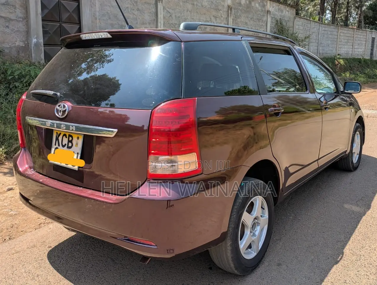 Toyota Wish 2008 Maroon