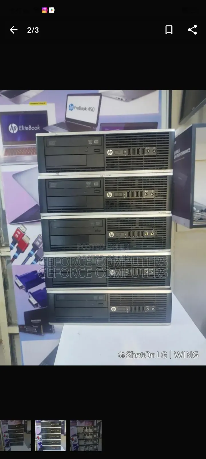 Desktop Computer HP 2GB Intel Core 2 Duo HDD 250GB