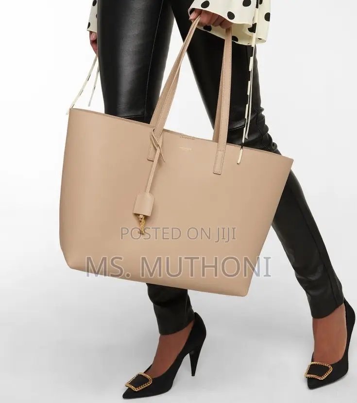 Iconic Saint Laurent Shopping East/West Tote Bag