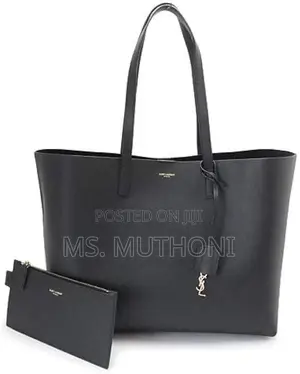 Iconic Saint Laurent Shopping East/West Tote Bag