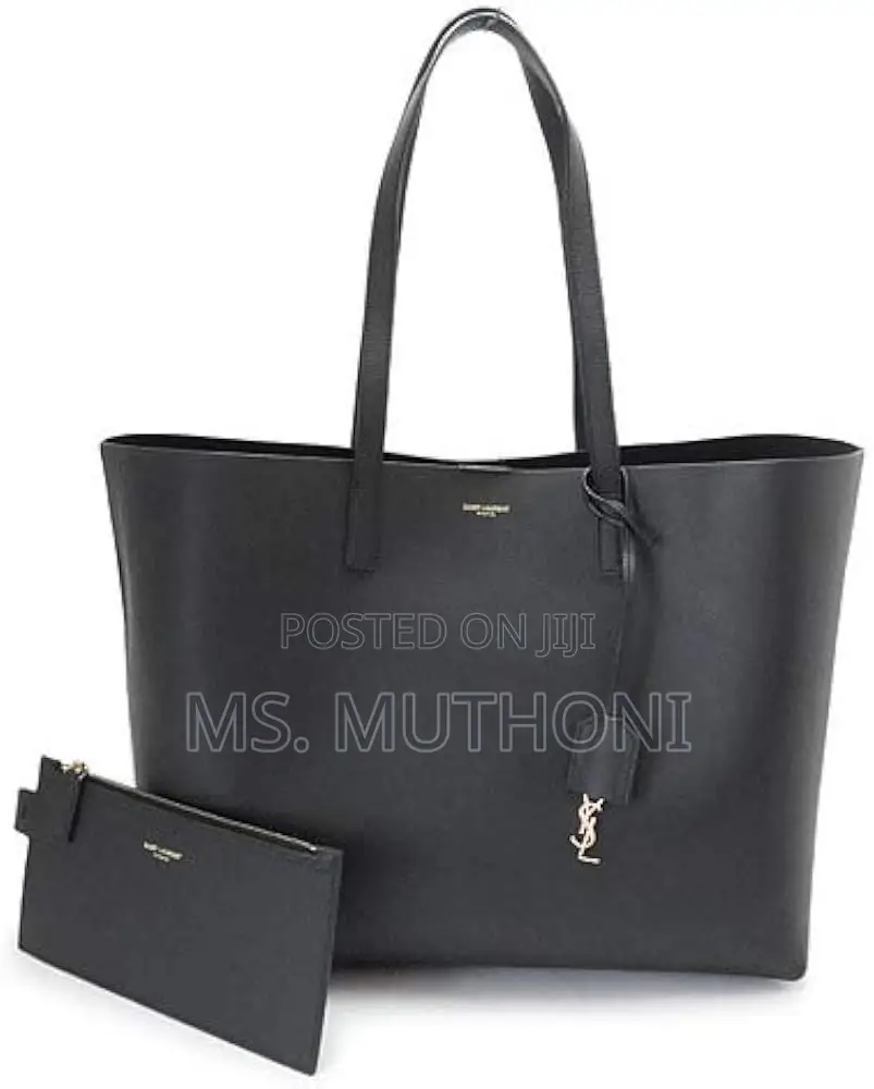 Iconic Saint Laurent Shopping East/West Tote Bag