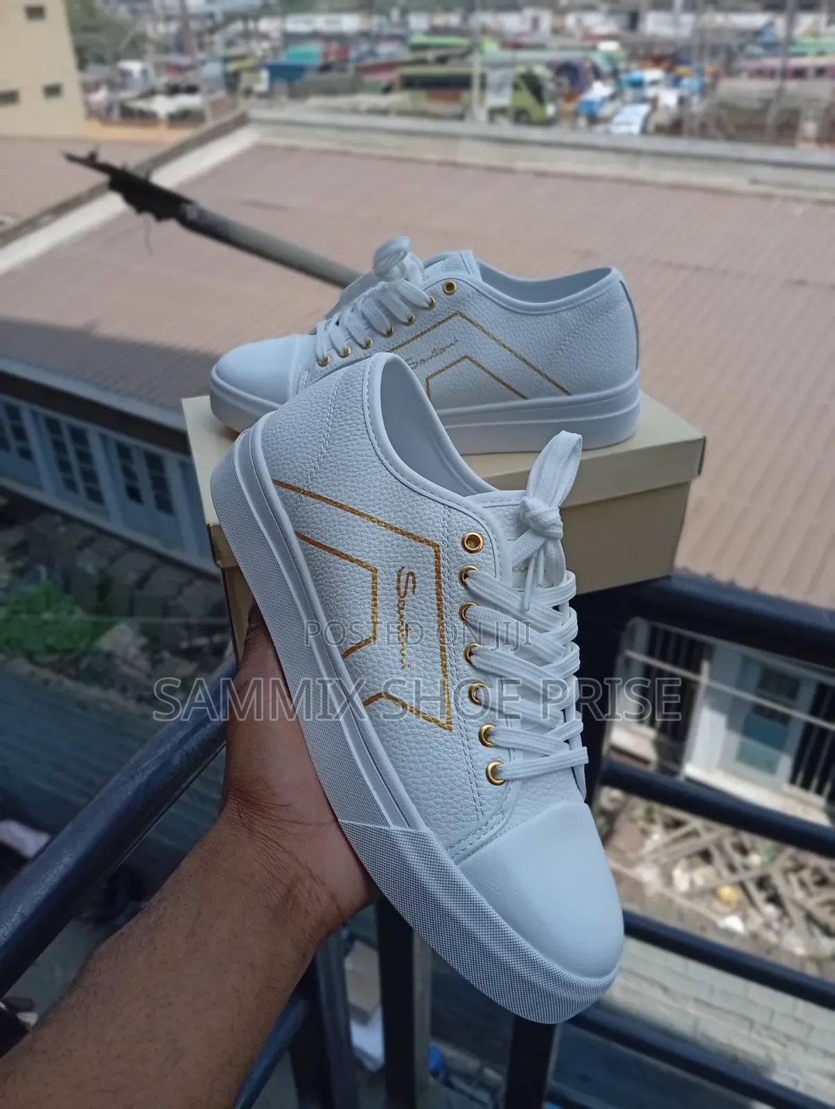 White Santoni Casuals