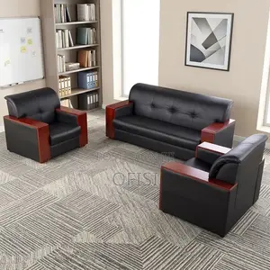 Office Sofa; Leather Executive Sofa Set (5-Seater)