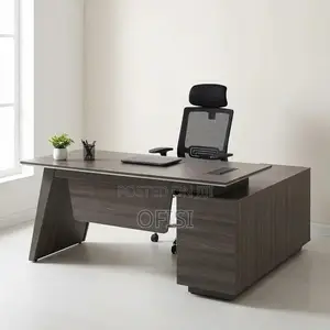 Office Desk; L-Shaped Boss Office Table - 1.8m